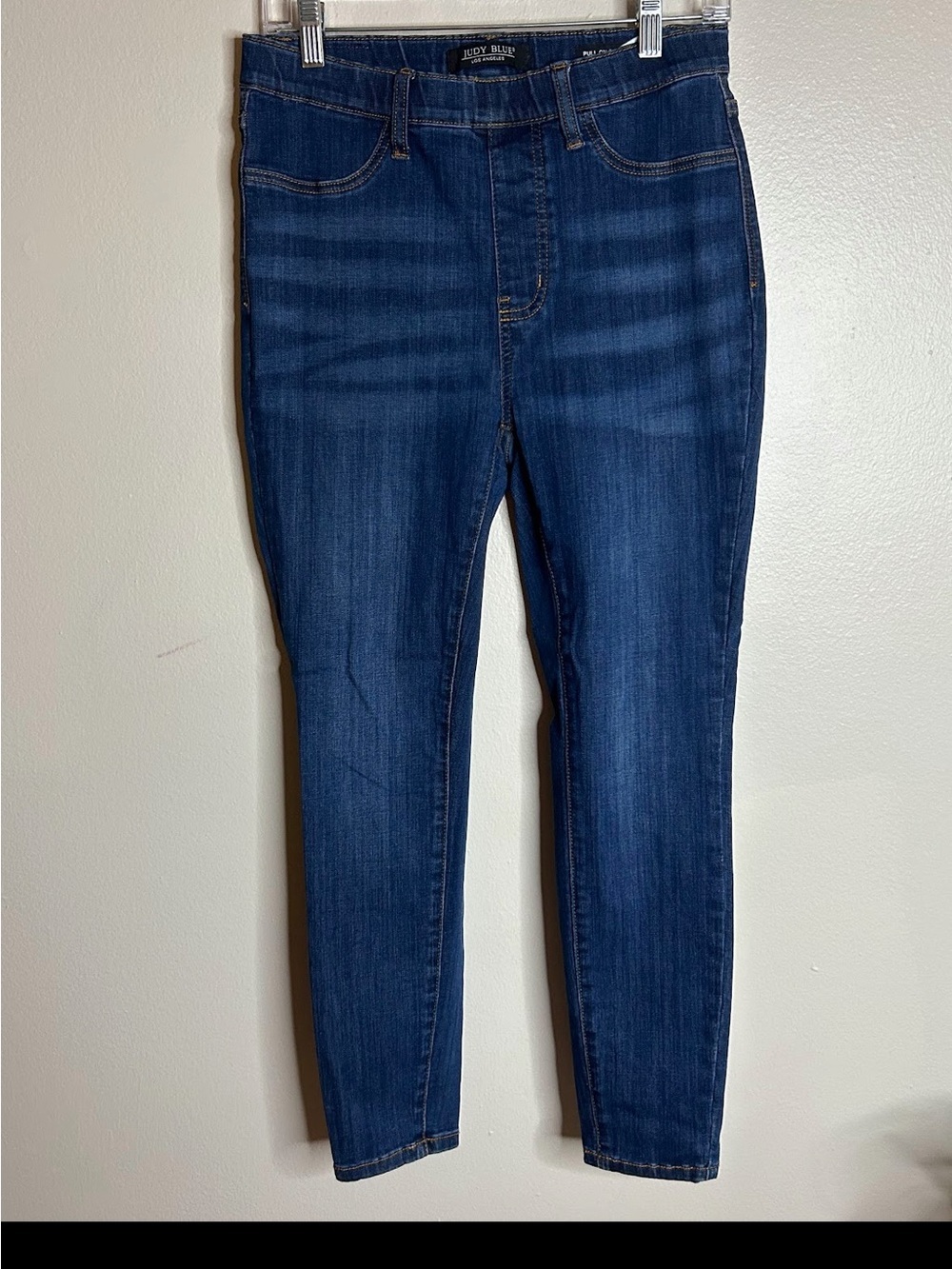 Judy Blue Jeans Womens 29 Pull On Skinny Stretchy Waist Casual Modest Office